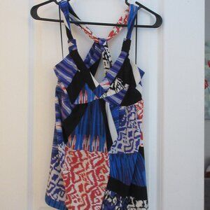 XS Guess Sleeveless Colorfull Summer Blouse